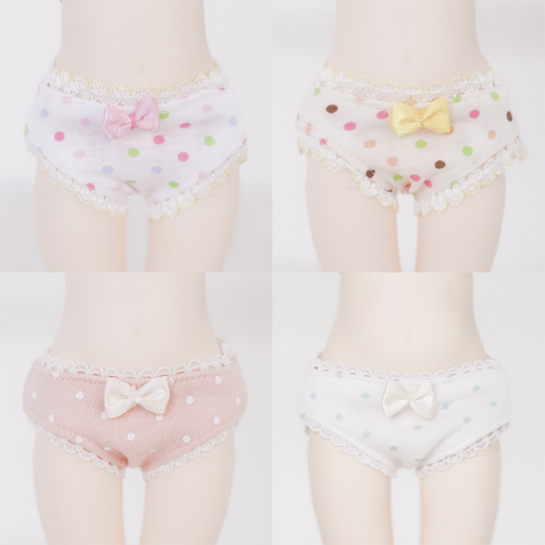 [Bebe] Dot Panties White / Beige / Pink / Sky / Peach 