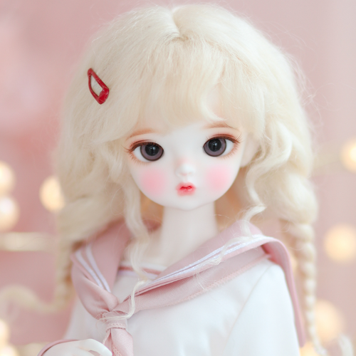 [7-8&quot;] Anna twintails (Mohair)Blond/Ash/Carrot/Pink/Brown