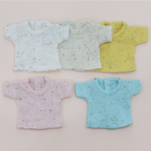 [Bebe] Popping candy short sleeved T-shirtWhite/Ivory/Mustard/Pink/Sky blue