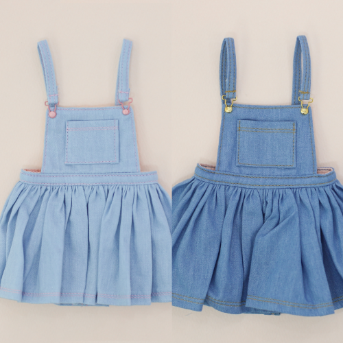 [Mini/Enfant] Overall SkirtIce blue/Blue/Dark blue