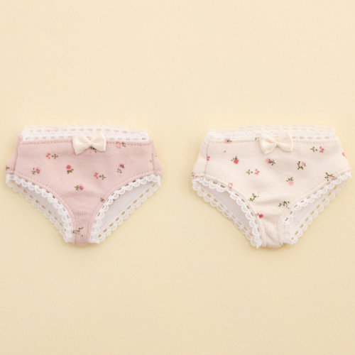 [Mini/Enfant] Flower Panties Indie Pink/Cream