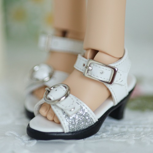 [Enfant/MSD] Toe open sandal (white/pink)[Limited] 2022.08.24~09.13