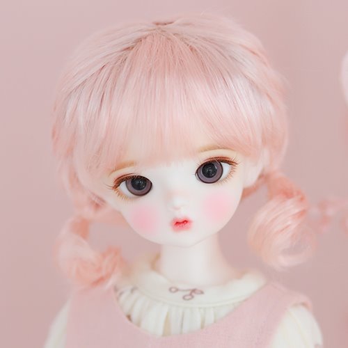 [7-8&quot;] Berry twin tailsBlond / Pink / Caramel / Pale blond