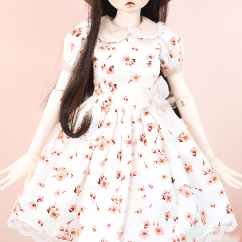 [Honey/SD] Collar Dress (Cherry Blossom)