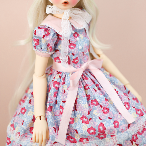 [Honey/SD] Collar Dress (Feather Pink)