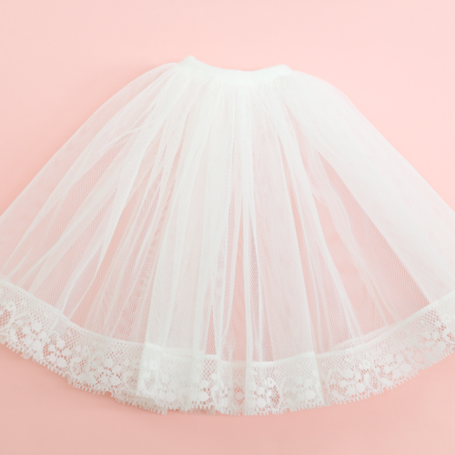 [Honey/SD] Lace band underskirt