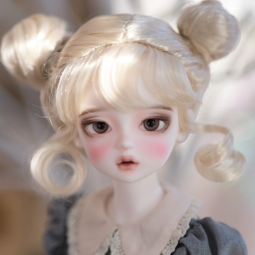 [5-6&quot;] Baby chouxAsh blond / Peach Pink