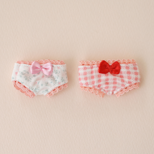 [Chibi/Pocket] Pink Flower Panties